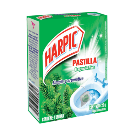 PASTILLA WC HARPIC C/GANCHO 20 GR PINO
