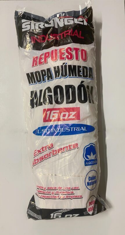MOPA HUMEDA ALGODON CRUDO 16 ONZAS STRONGER