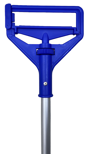 PORTAMOPA HUMEDA HORQUILLA PLASTICA MANGO METAL AZUL