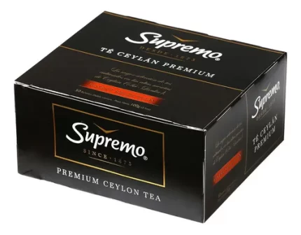 TE SUPREMO CEYLAN NEGRO PREMIUM CAJA 100 UND.