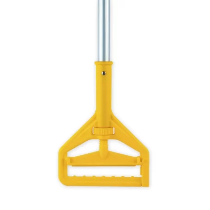 PORTAMOPA HUMEDA HORQUILLA PLASTICA MANGO METAL AMARILLO