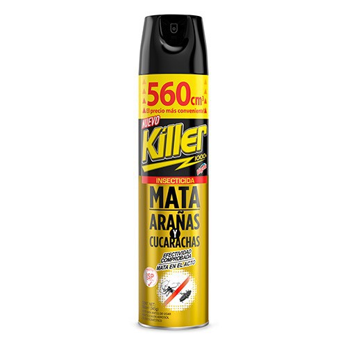 Plaguicida Insecticida Arañas Cucarachas 560 cc Killer Plaguicida Insecticida Arañas Cucarachas 560 cc Killer