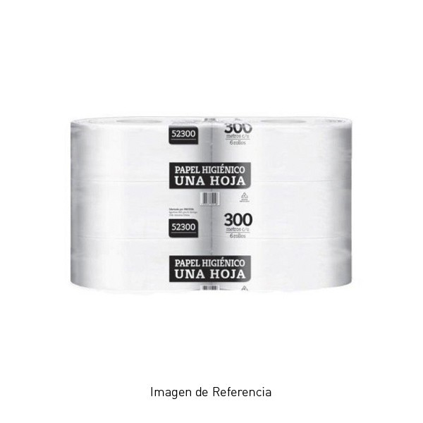 Papel Higiénico Alto Metraje 300 mts x6 Papel Higiénico Alto Metraje 300 mts x6