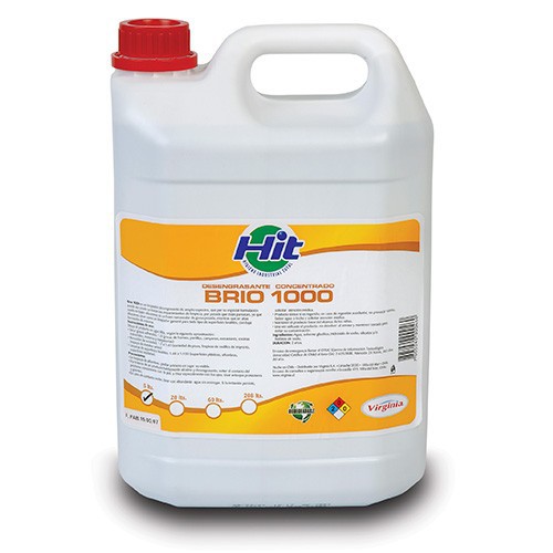 Desengrasante Brio 1000 5 lts Virginia Desengrasante Brio 1000 5 lts Virginia
