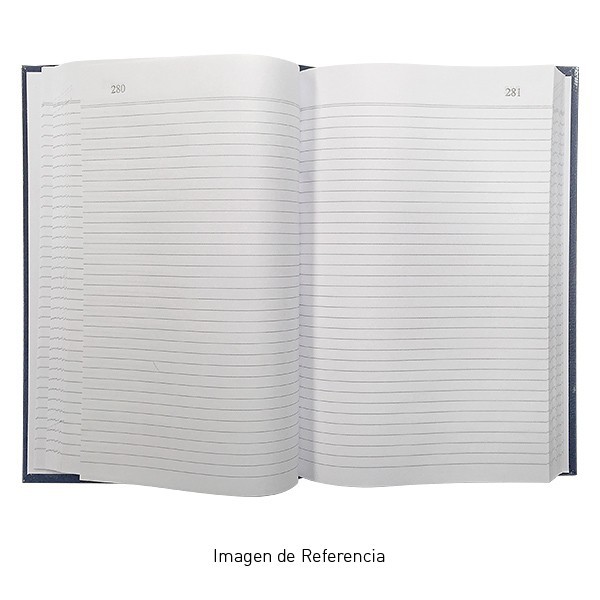 LIBRO ACTA LINEAL FOLIADO 400 HOJAS